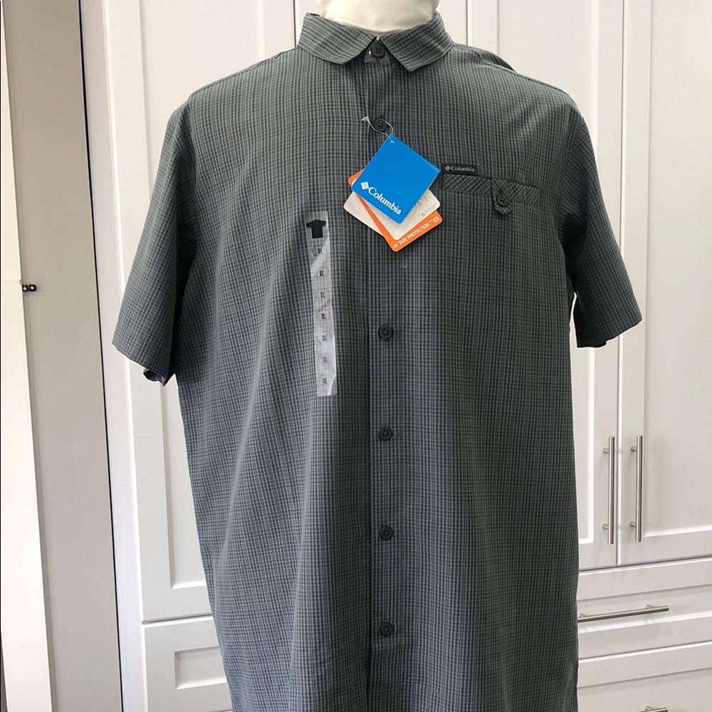 Columbia Omni-Shade Declination Trail II Men’s Short Sleeve Shirt XL NWT UPF 25